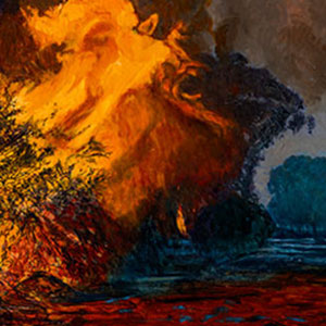 Sans Titre, 2023, oil on canvas, 40'' x 60''